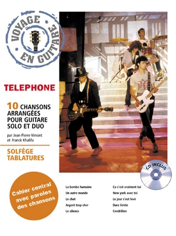 Voyage en guitare. Téléphone Visual